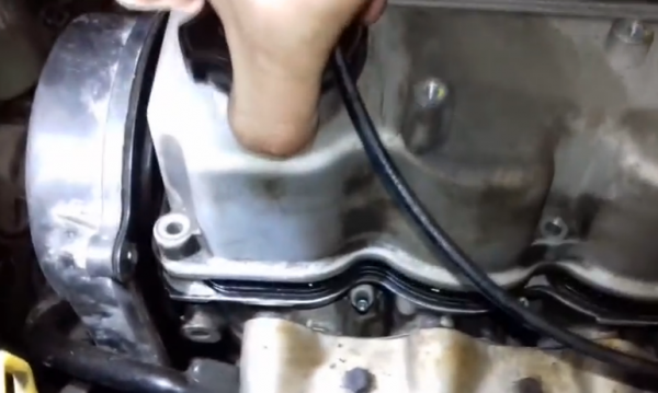 Замена прокладки крышки двигателя Matiz